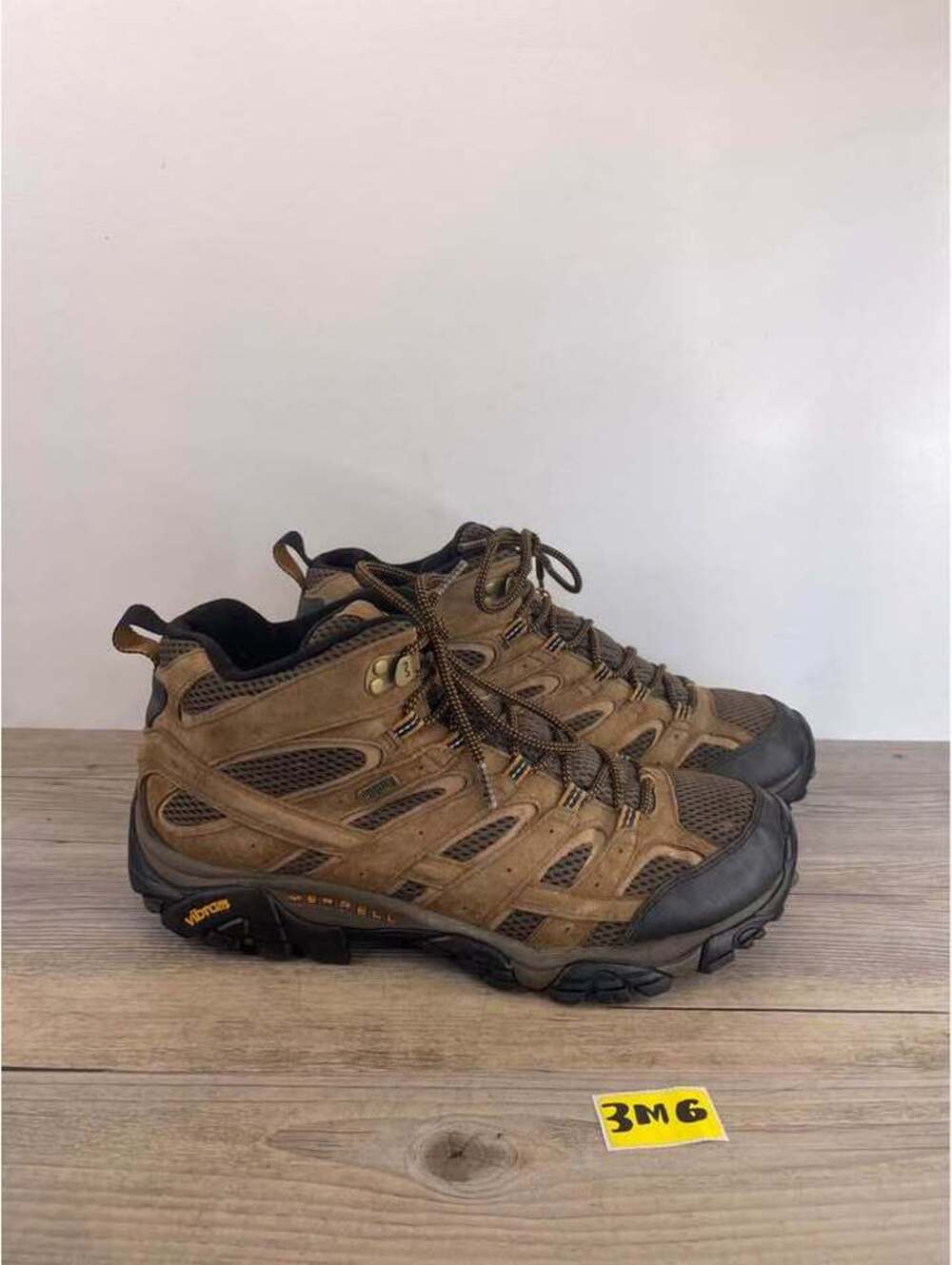Merrell Moab Mid Waterproof Mens 11.5 Earth Brown Hiking Boots J06051